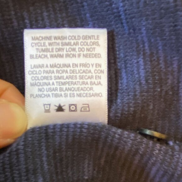 Route66 Blue Long-Sleeve Shirt - Picture 6 of 6